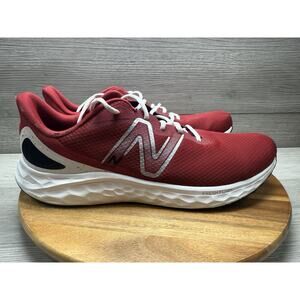 New Balance Men's Fresh Foam Arishi V4 Red/White Running Shoes - Size 12